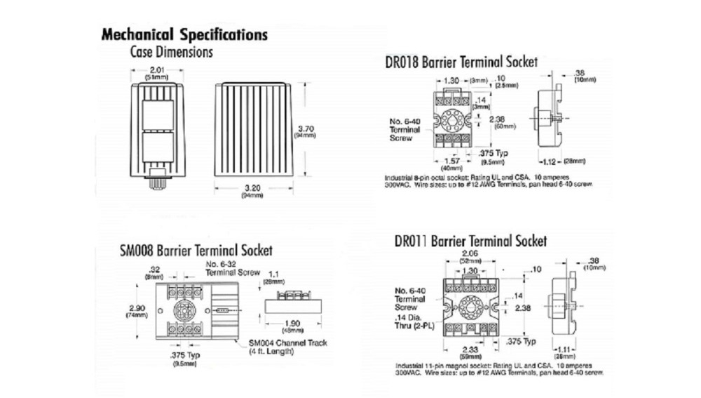 Mechanical Specifications